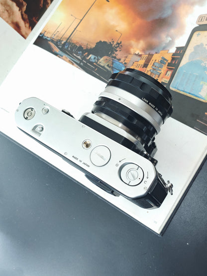 *READ* Nikon F2 Photomic silver with Nikkor-S.C Auto 50mm F1.4 #7270297