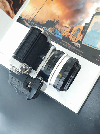 *READ* Nikon F2 Photomic silver with Nikkor-S.C Auto 50mm F1.4 #7270297
