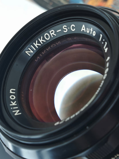 *READ* Nikon F2 Photomic silver with Nikkor-S.C Auto 50mm F1.4 #7270297