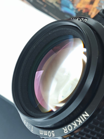 Nikon F3HP with Nikon Nikkor 50mm F1.2 Ai-S #1666028