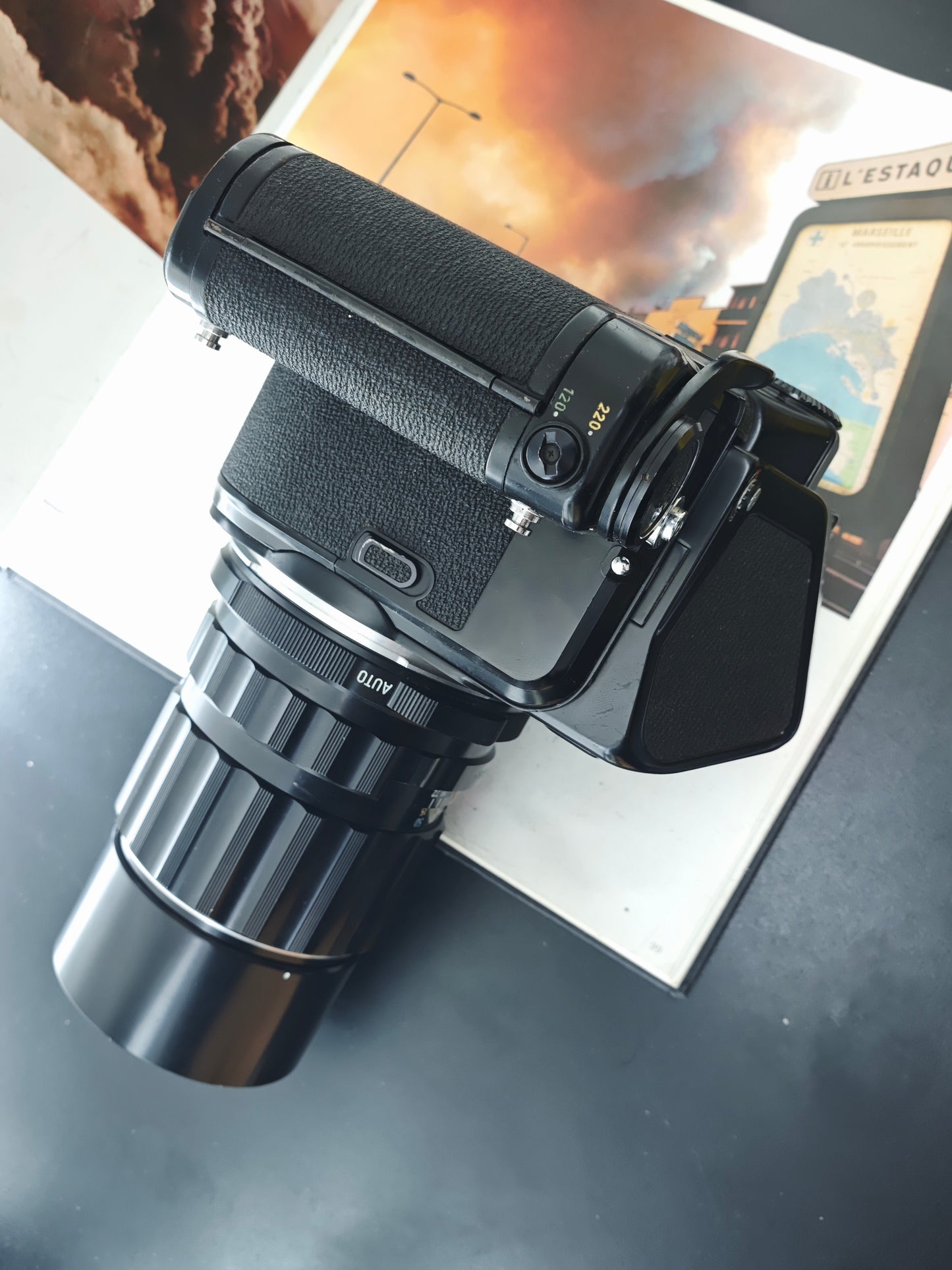 Pentax 6x7 MUP TTL with Super-Multi- Coated Takumar 6x7 200mm F4