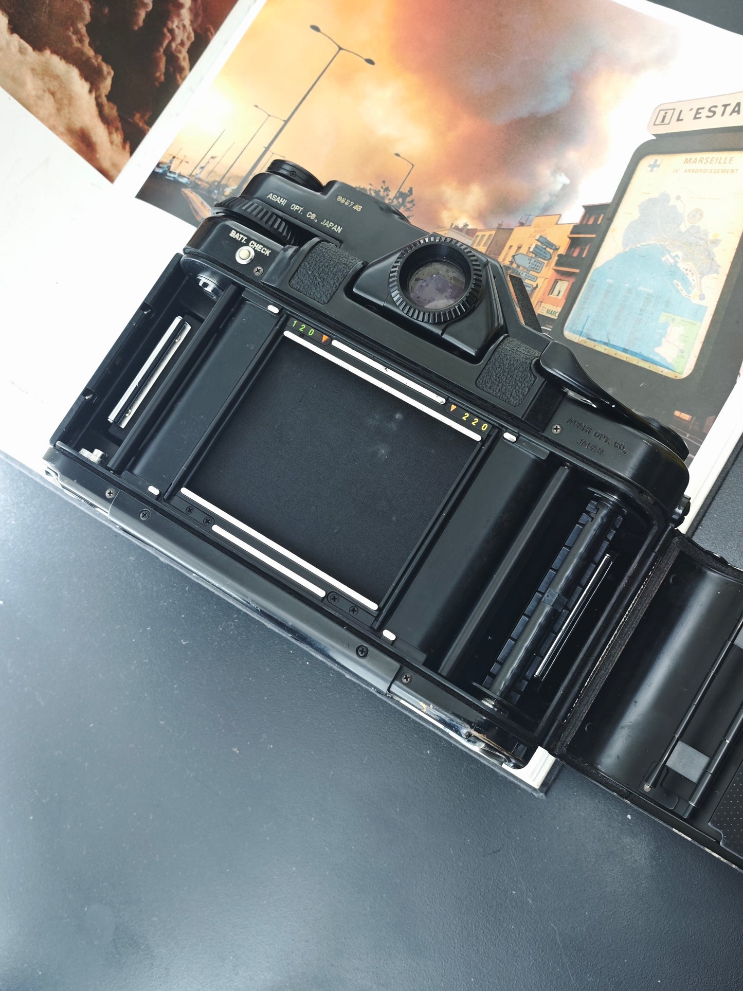 Pentax 6x7 MUP TTL with Super-Multi- Coated Takumar 6x7 200mm F4