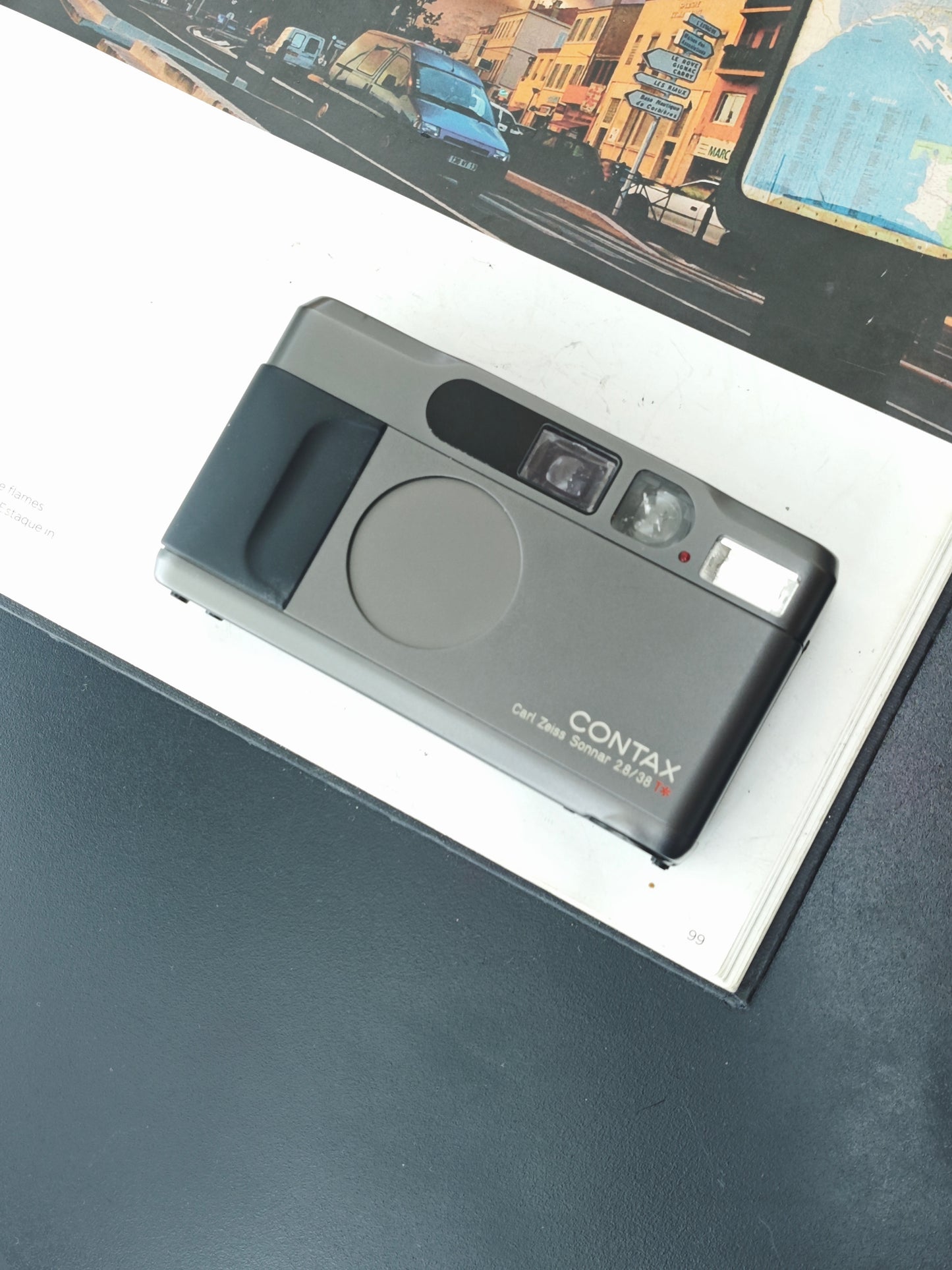 Contax T2 Titanium black [with box] #098783