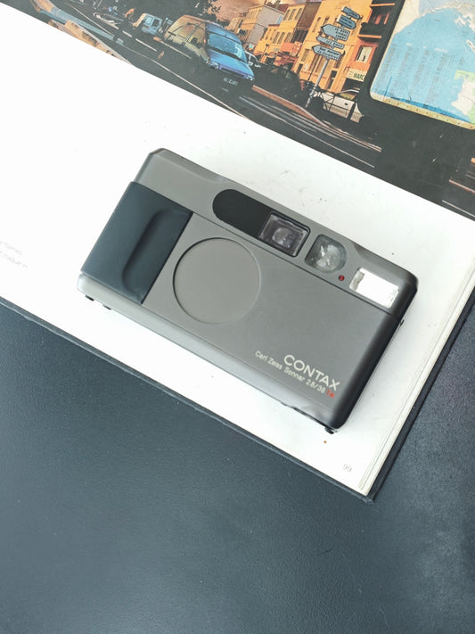 Contax T2 Titanium black [with box] #098783