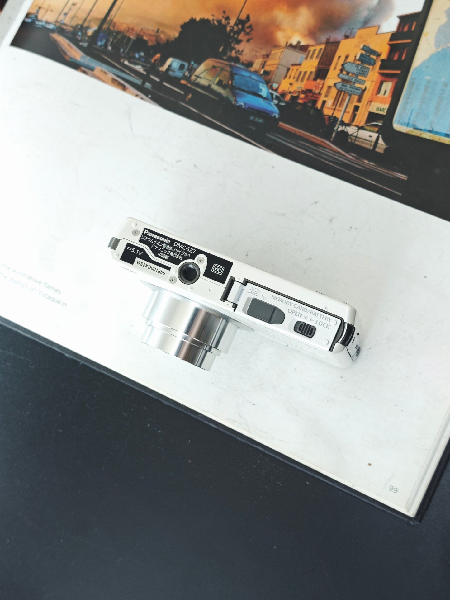 Used Panasonic Lumix DMC-SZ7 white Digital Camera [JPN only, No charger] #WS2KD001855(สำเนา)