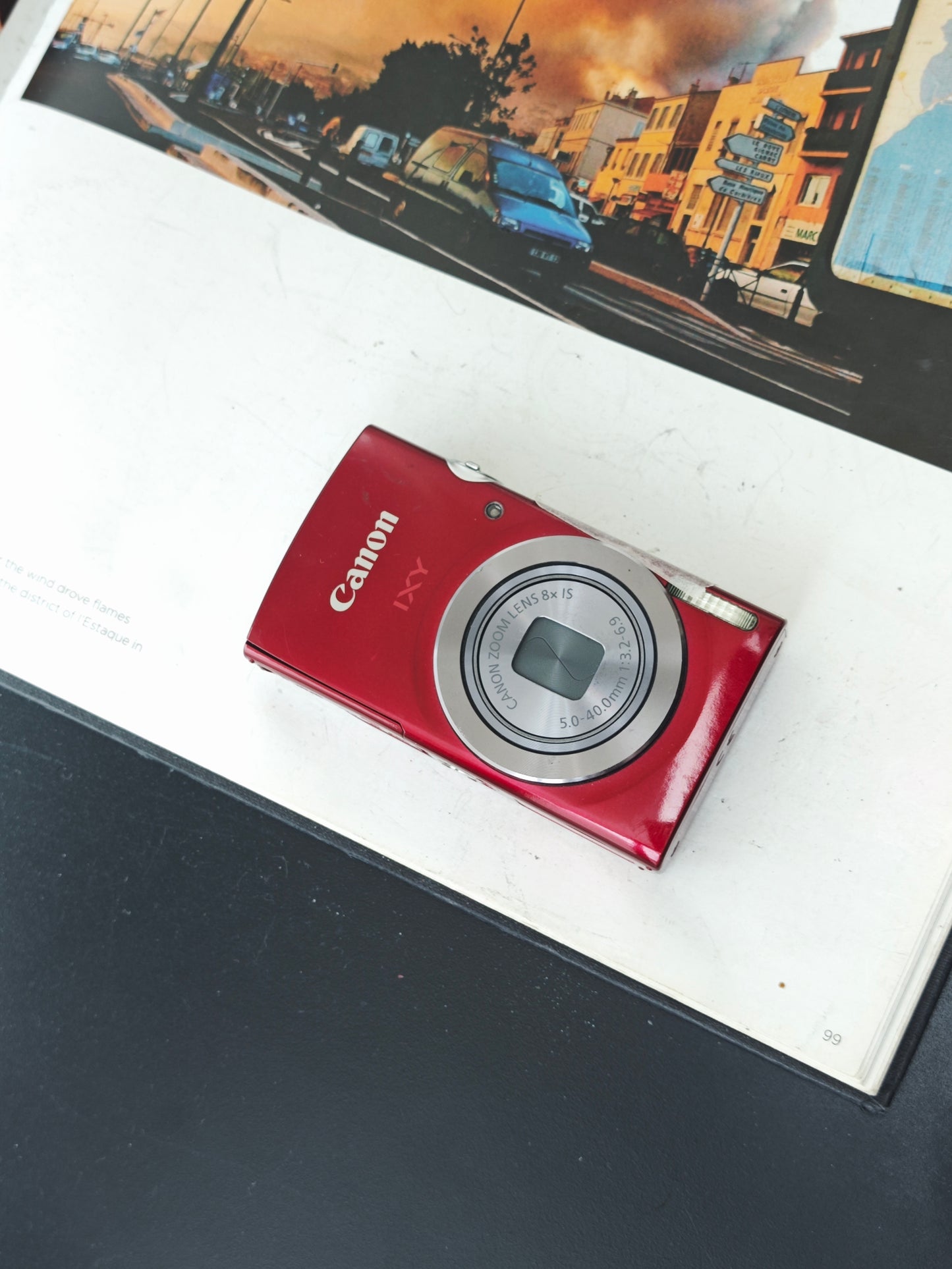 Used Canon IXY 160 red Digital Camera [No charger]