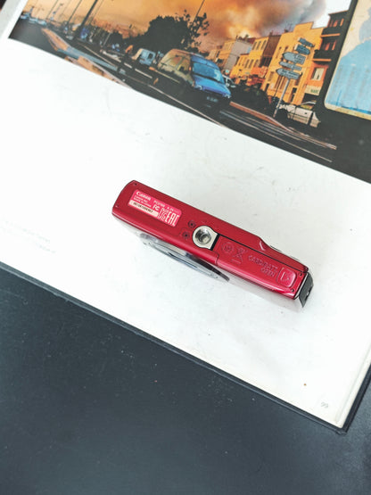Used Canon IXY 160 red Digital Camera [No charger]