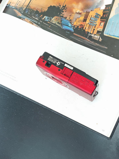 Used Nikon Coolpix S6200 red Digital Camera [No charger]