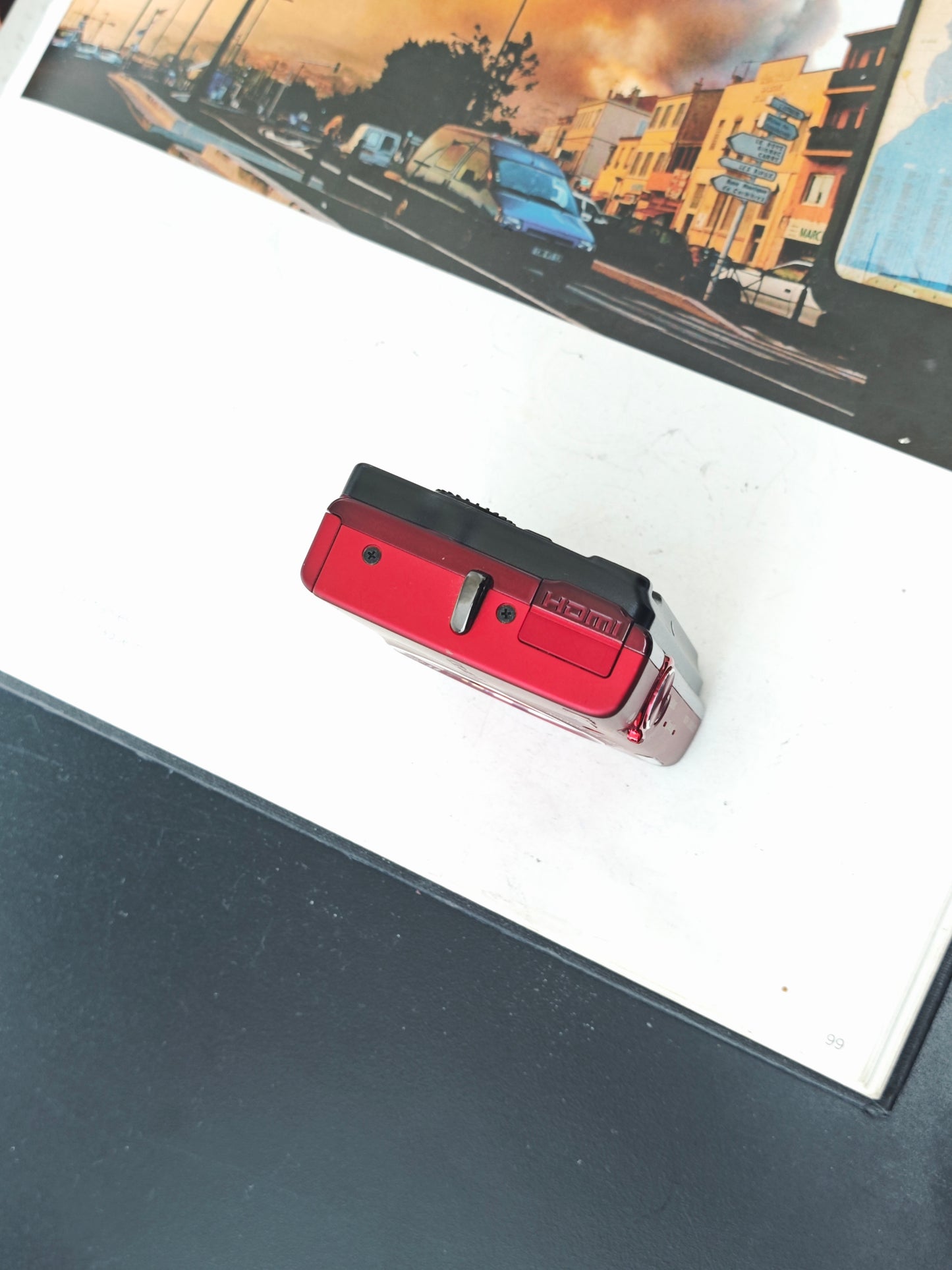 Used Nikon Coolpix S6200 red Digital Camera [No charger]