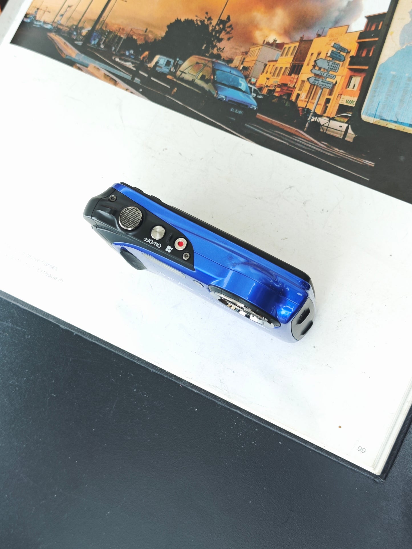 Used Fujifilm Finepix XP80 blue Digital Camera [with box]
