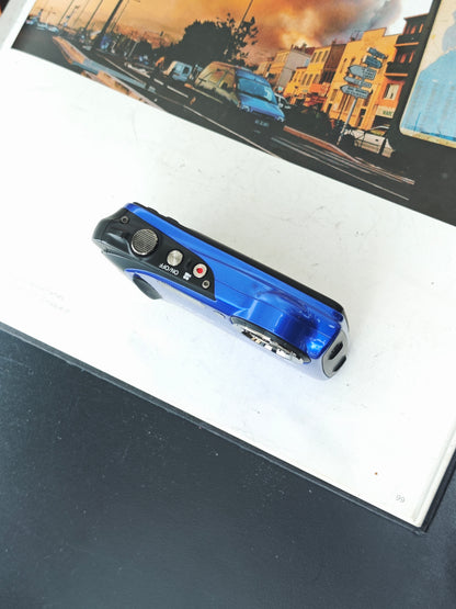 Used Fujifilm Finepix XP80 blue Digital Camera [with box]