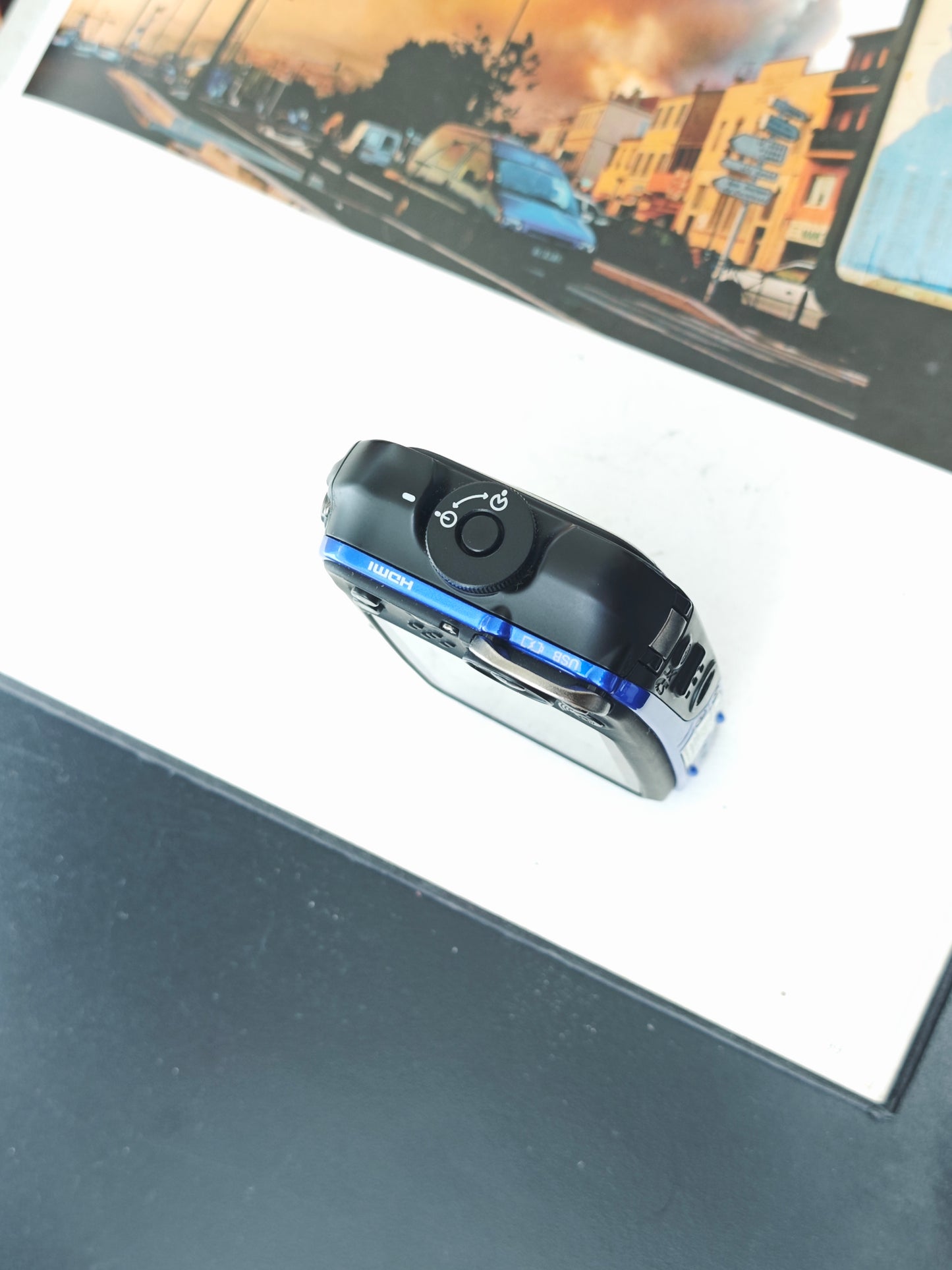 Used Fujifilm Finepix XP80 blue Digital Camera [with box]