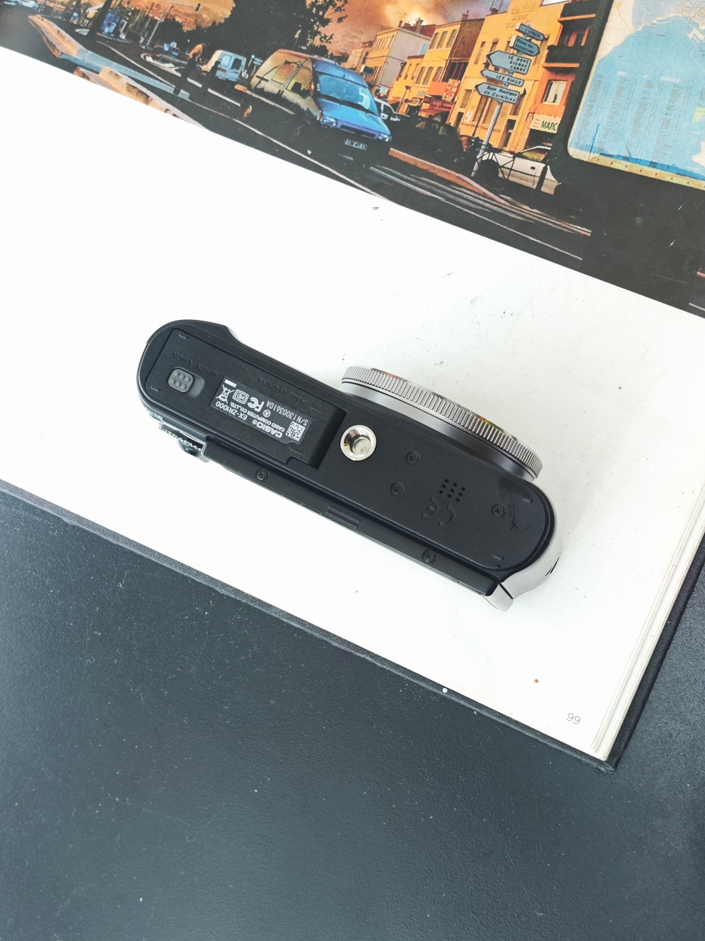 [Sold As-Is] Used Casio EXILIM EX-ZR1000 black Digital Camera [No charger]