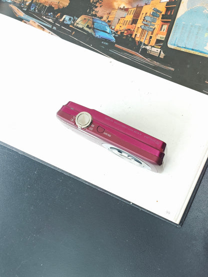 Used Casio EXILIM EX-Z550 magenta Digital Camera [No charger]