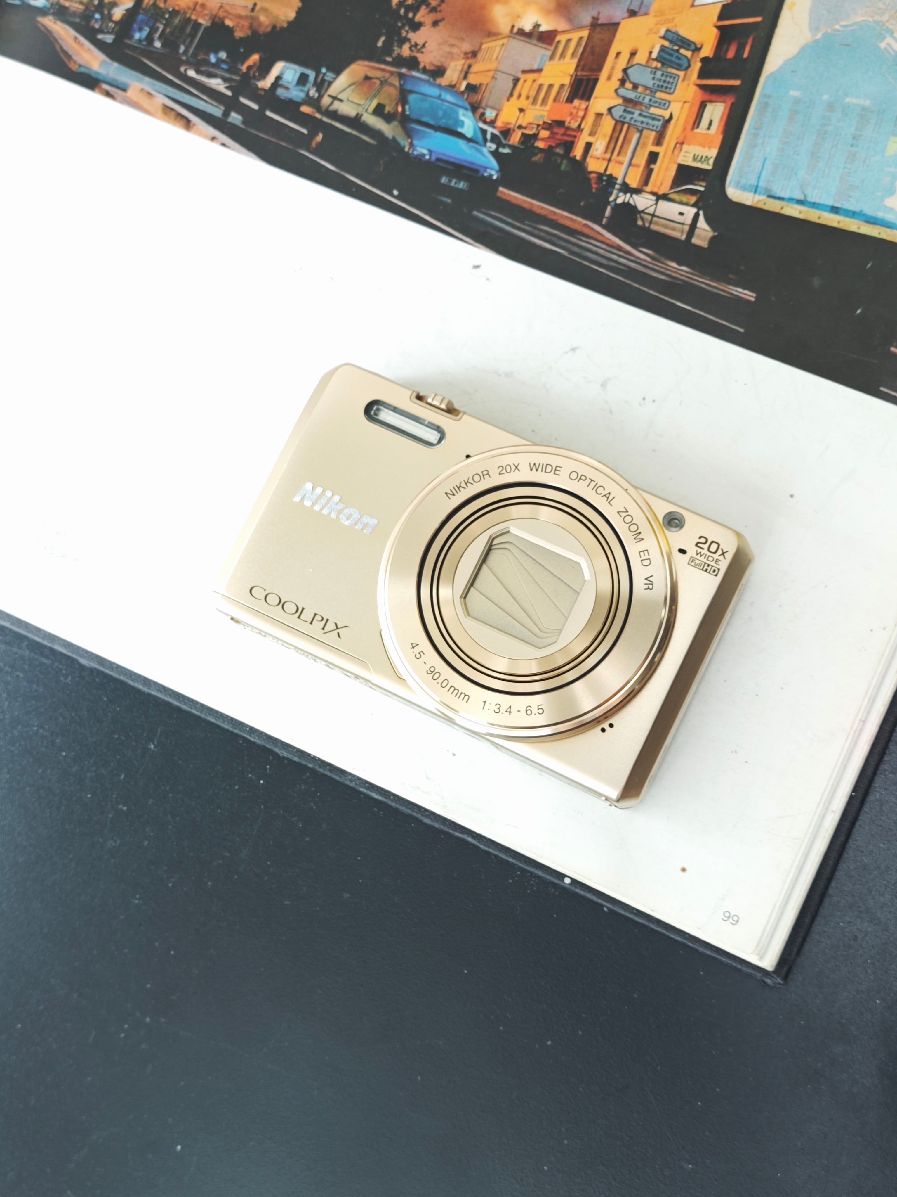 Used Nikon Coolpix S7000 gold Digital Camera [No charger] – UNIT