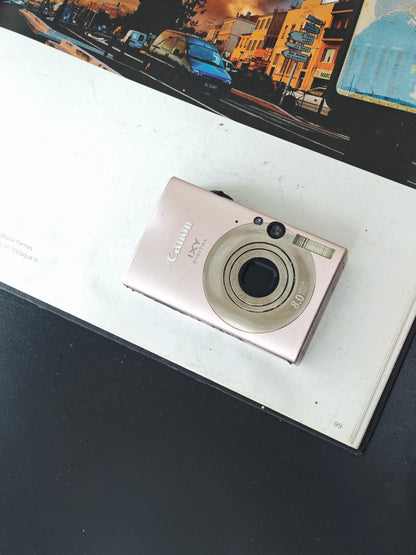 Used Canon IXY Digital 20 IS pink Digital Camera