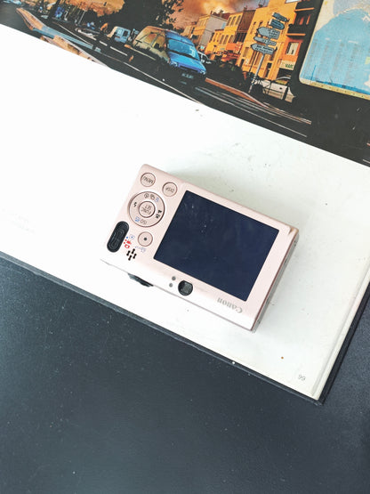 Used Canon IXY Digital 20 IS pink Digital Camera