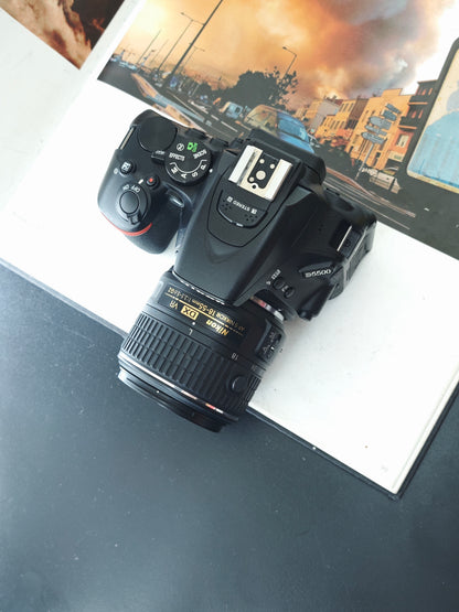 Used Nikon D5500 with Double Zoom Kit Digital Camera #2142928