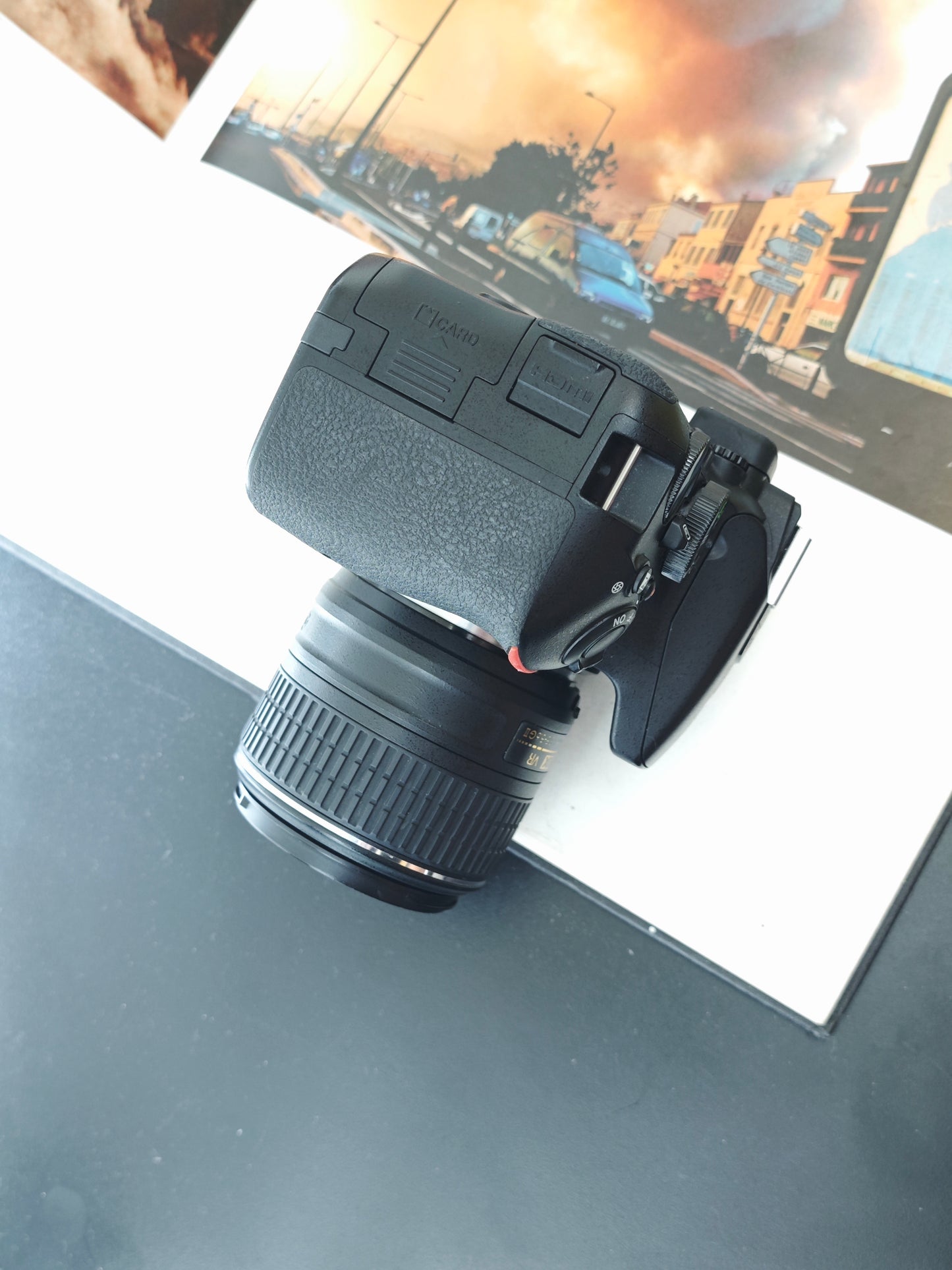 Used Nikon D5500 with Double Zoom Kit Digital Camera #2142928