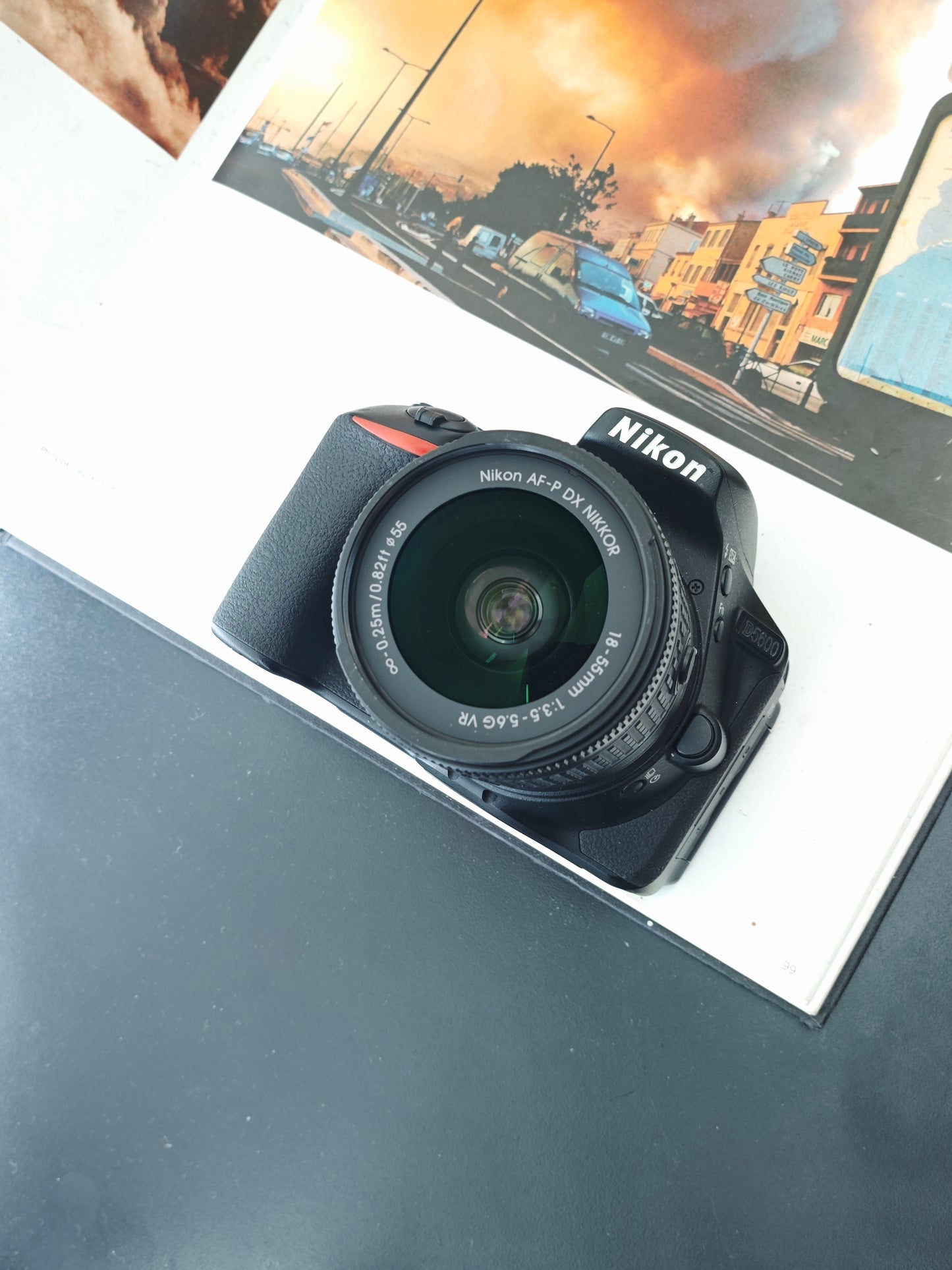 Used Nikon D5600 with Double Zoom Kit Digital Camera #2018564