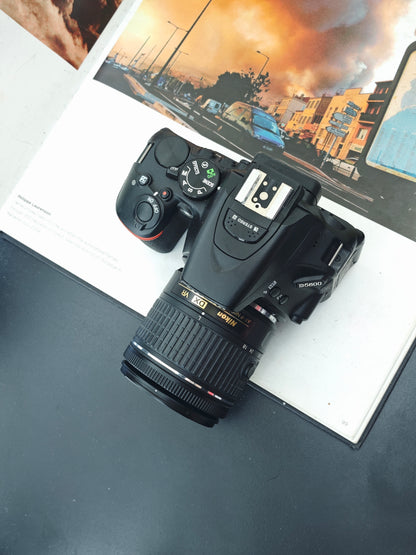 Used Nikon D5600 with Double Zoom Kit Digital Camera #2018564