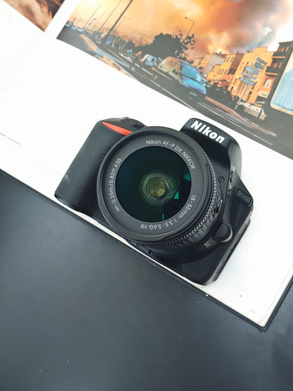 *READ* Used Nikon D5600 with Double Zoom Kit Digital Camera [No charger] #2108936