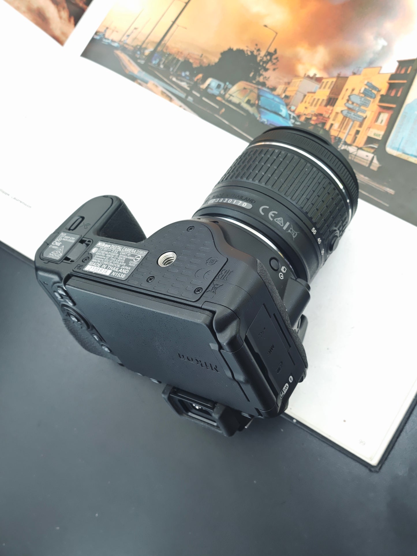 *READ* Used Nikon D5600 with Double Zoom Kit Digital Camera [No charger] #2108936