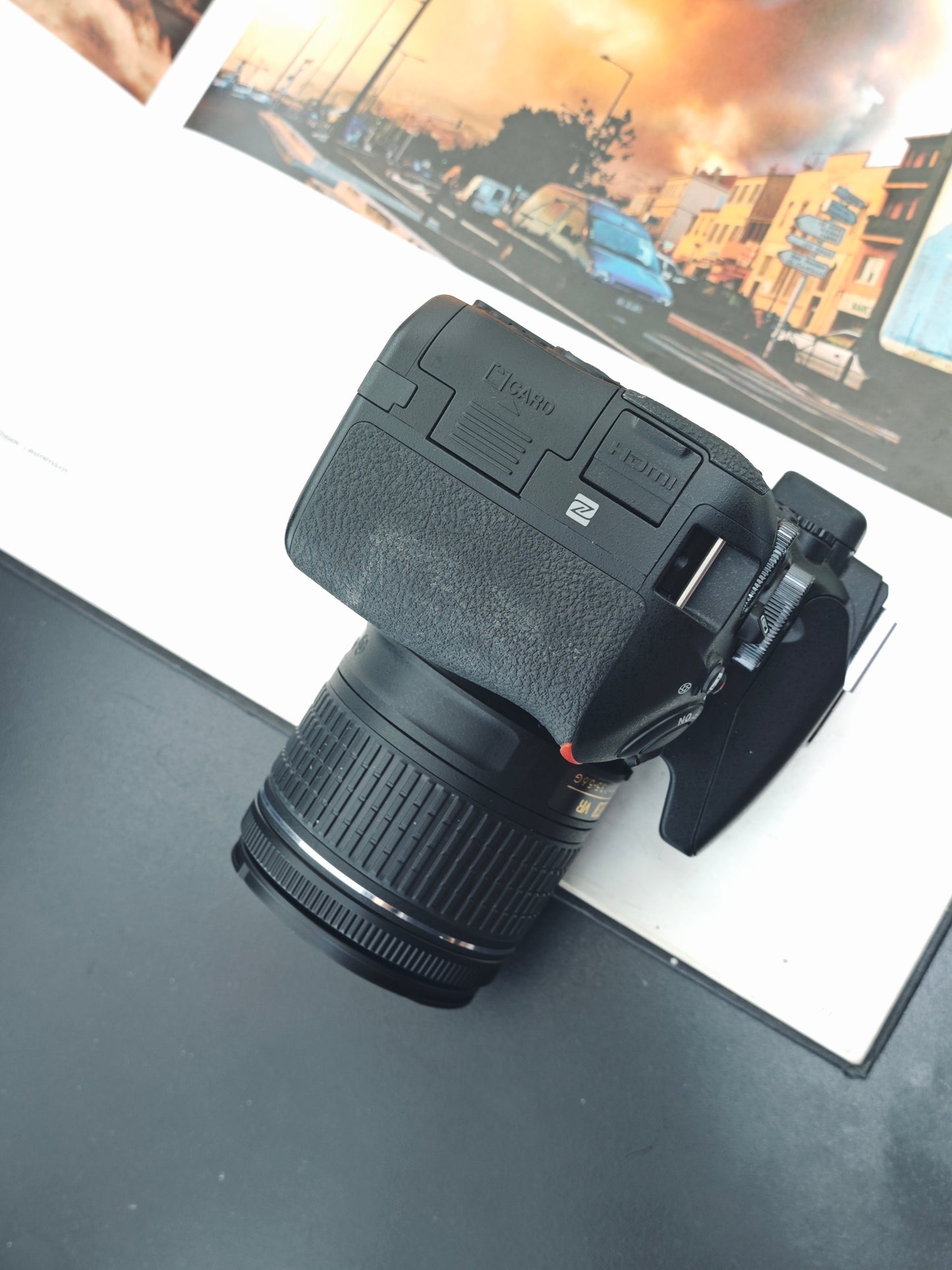 *READ* Used Nikon D5600 with Double Zoom Kit Digital Camera [No charger] #2108936