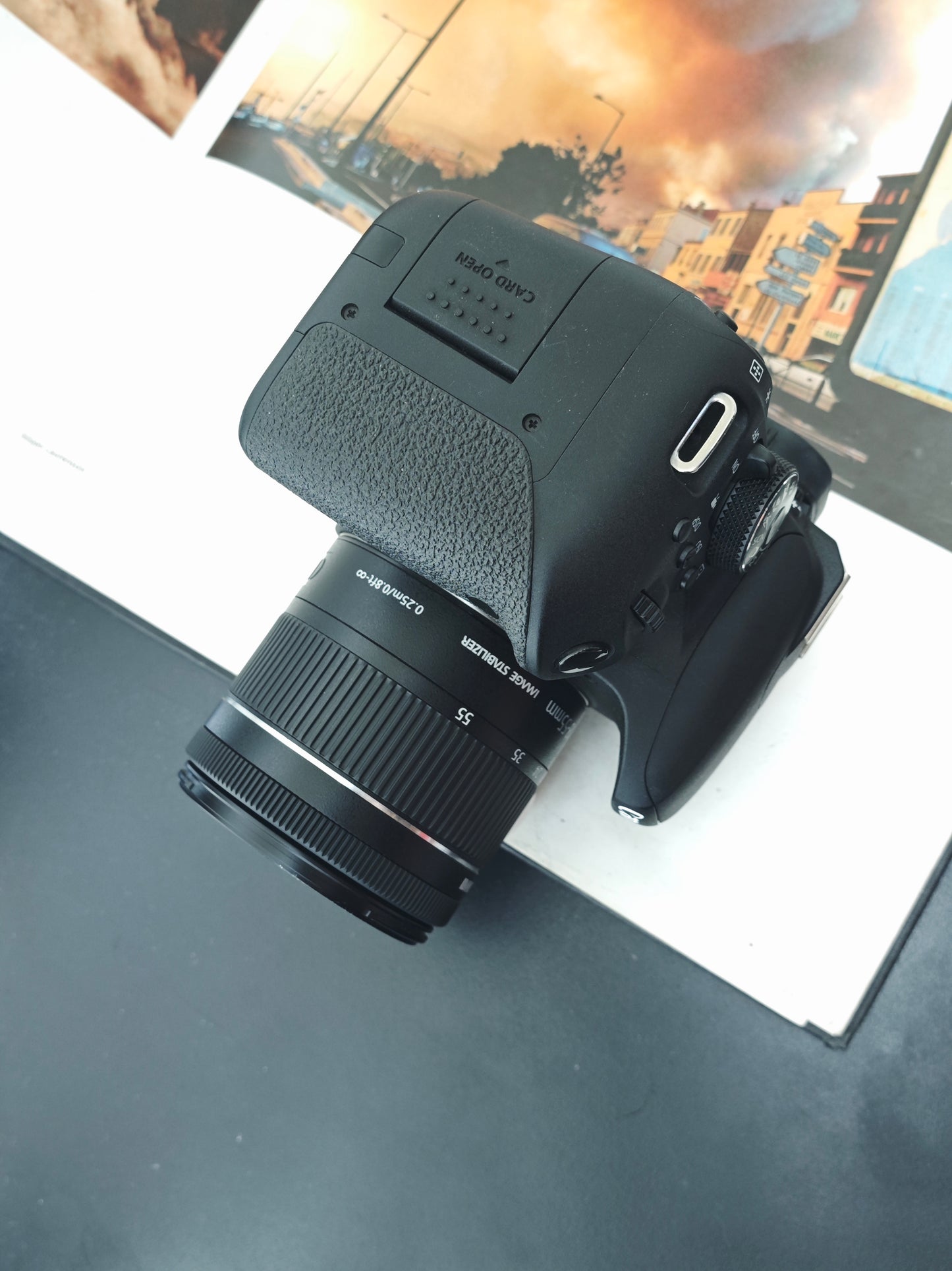 Used Canon EOS Kiss X9i with Double Zoom Kit Digital Camera [No charger]