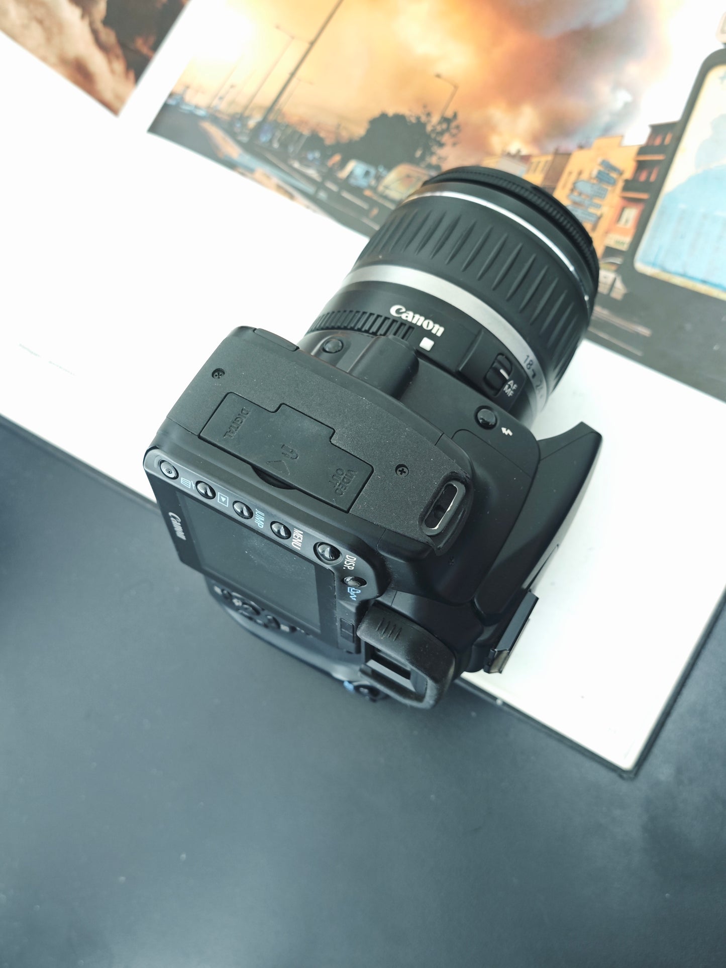 Used Canon EOS Kiss Digital X with Double Zoom Kit #0810400180