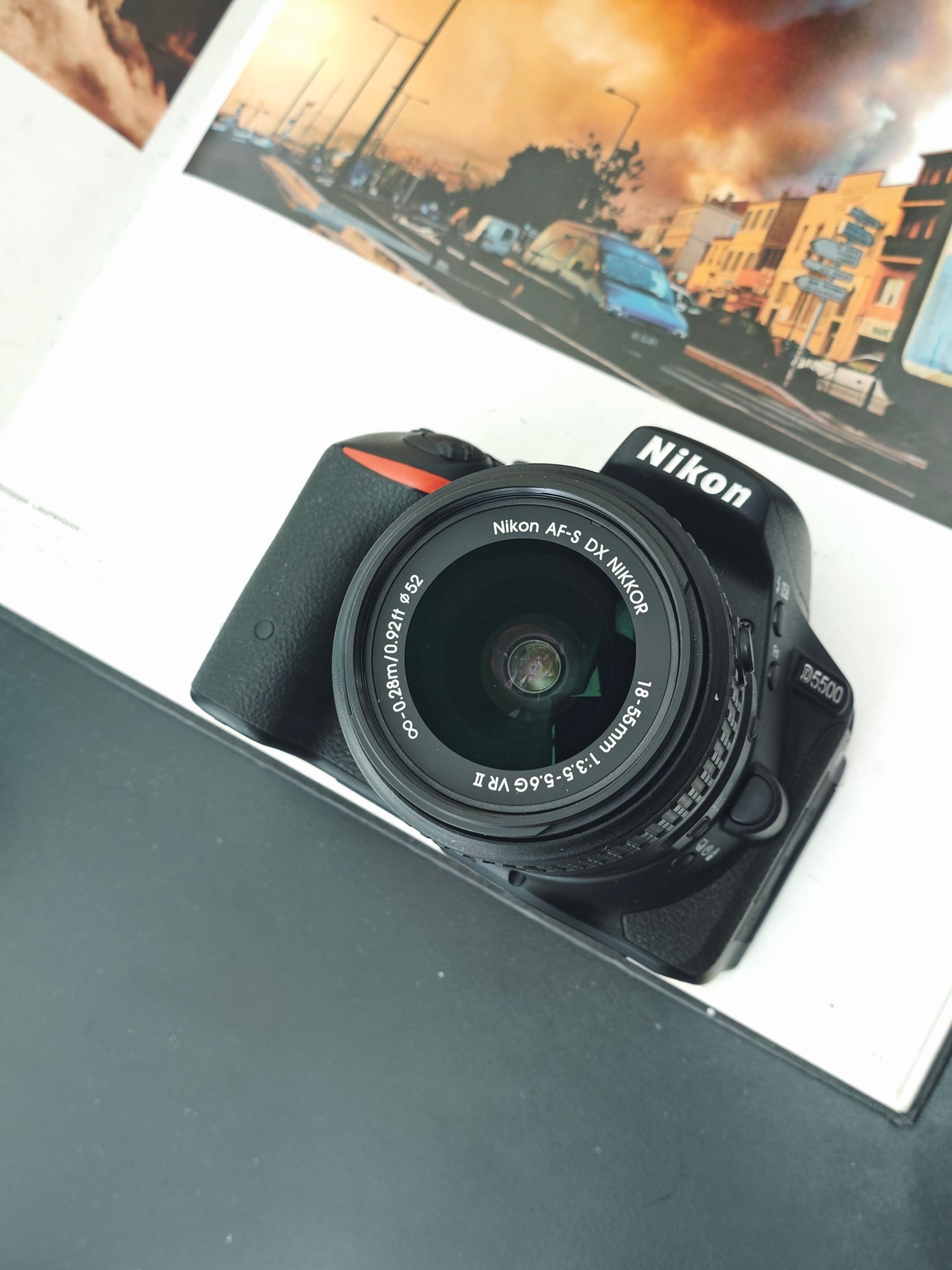 Used Nikon D5500 with Nikon AF-S Nikkor 18-55mm F3.5-5.6 G II VR [No charger]