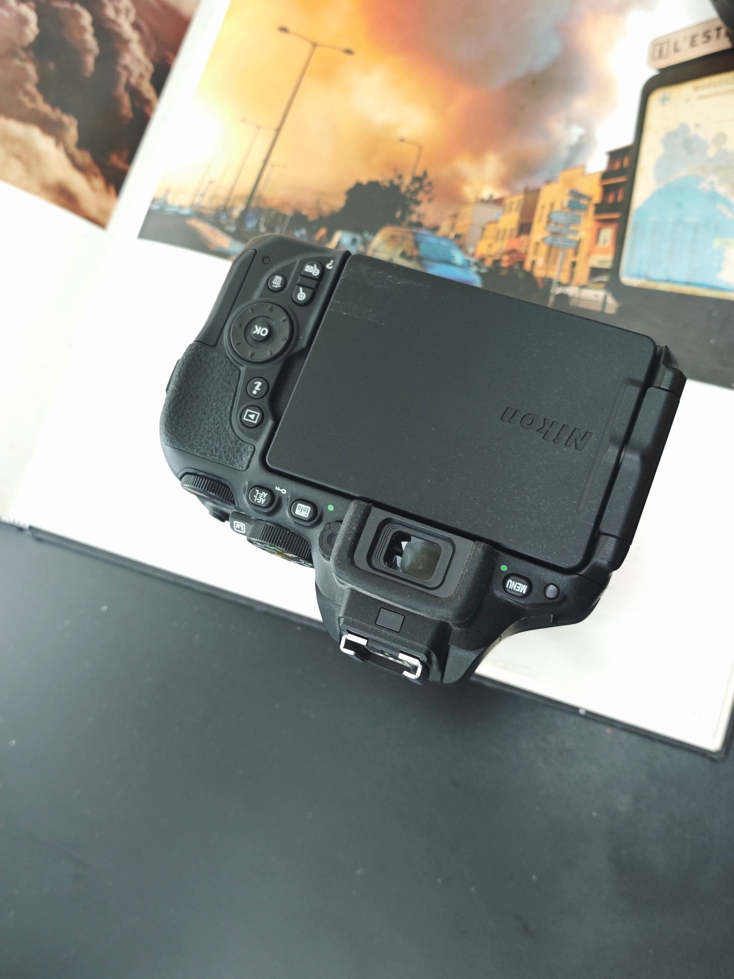 Used Nikon D5500 with Double Zoom Kit Digital Camera [with box] #2181844