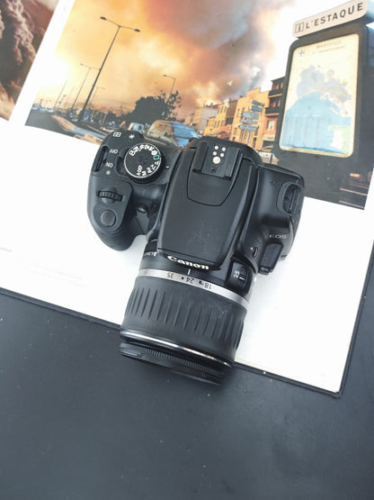Used Canon EOS Kiss Digital X with 4 lenses #1611115361
