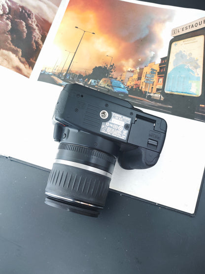 Used Canon EOS Kiss Digital X with 4 lenses #1611115361