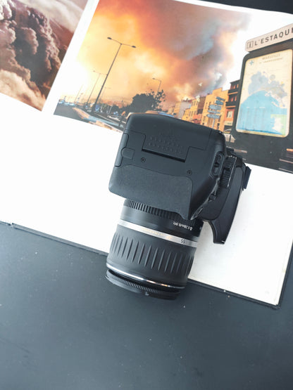 Used Canon EOS Kiss Digital X with 4 lenses #1611115361