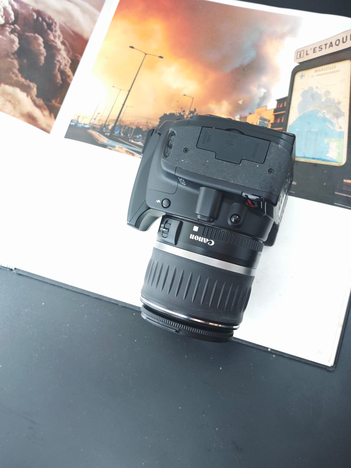 Used Canon EOS Kiss Digital X with 4 lenses #1611115361