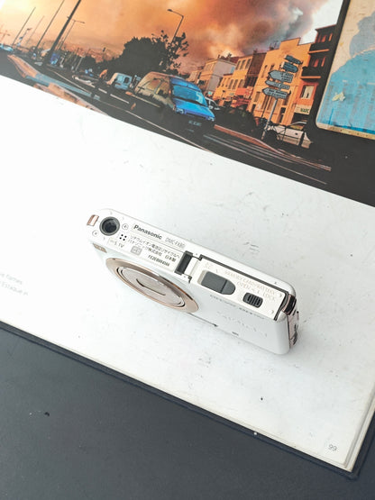 Used Panasonic Lumix DMC-FX80 white Digital Camera [JPN only, No charger]