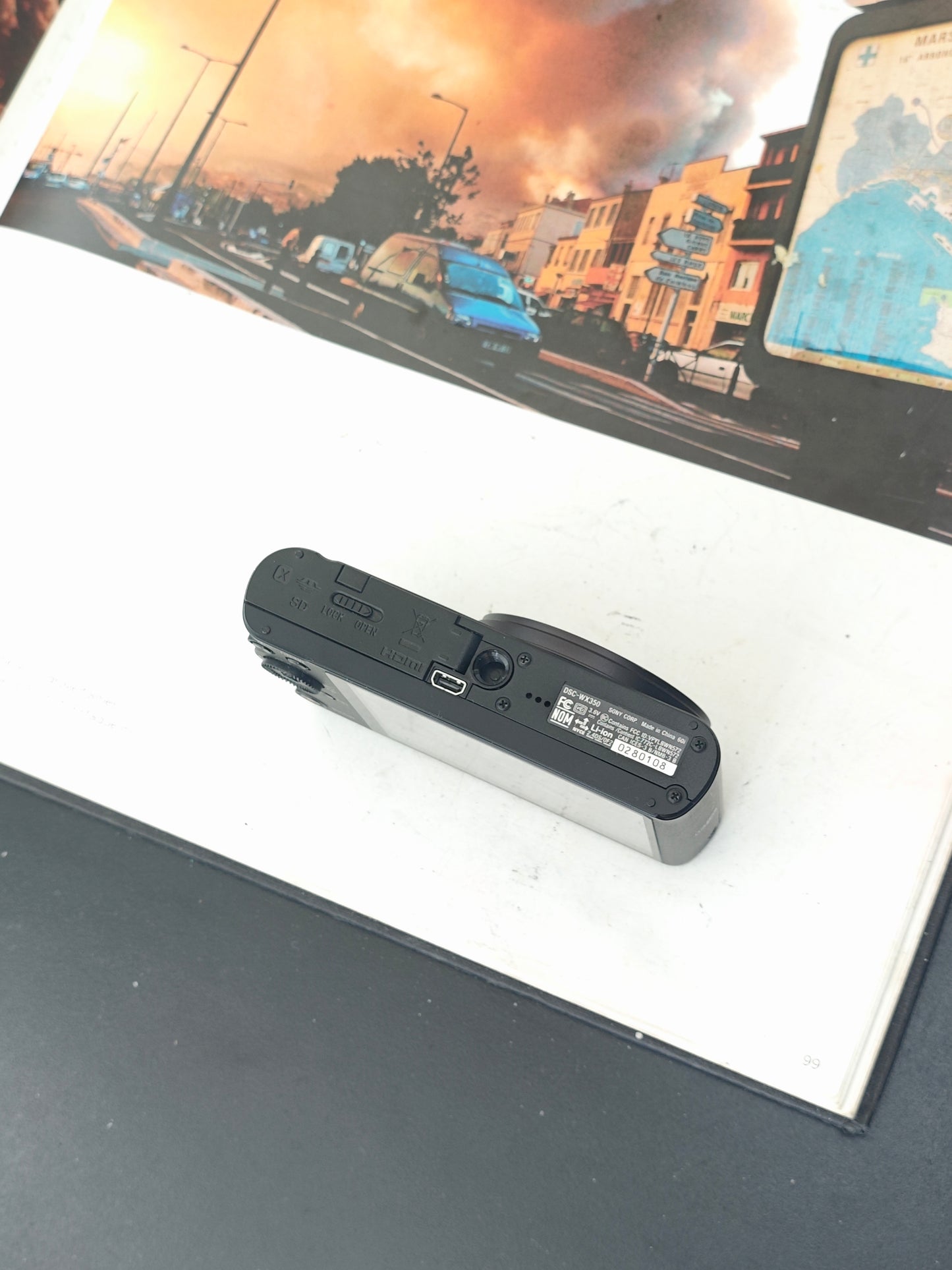 Used Sony Cyber Shot DSC-WX350 black Digital Camera [JPN only, No charger] #0280108(สำเนา)