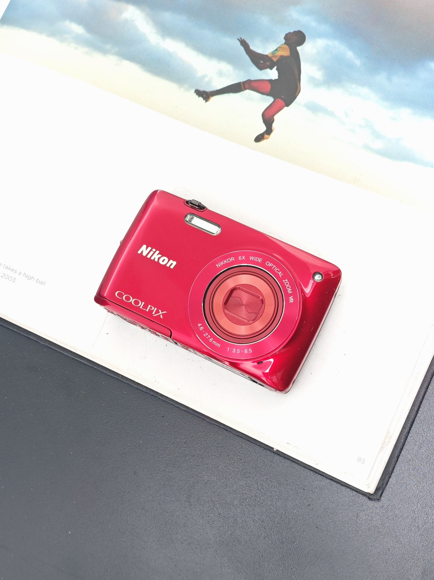 Used Nikon Coolpix S4300 red Digital Camera [No Charger]