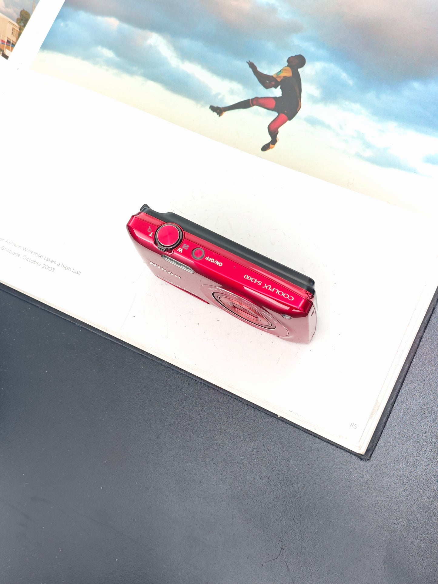 Used Nikon Coolpix S4300 red Digital Camera [No Charger]