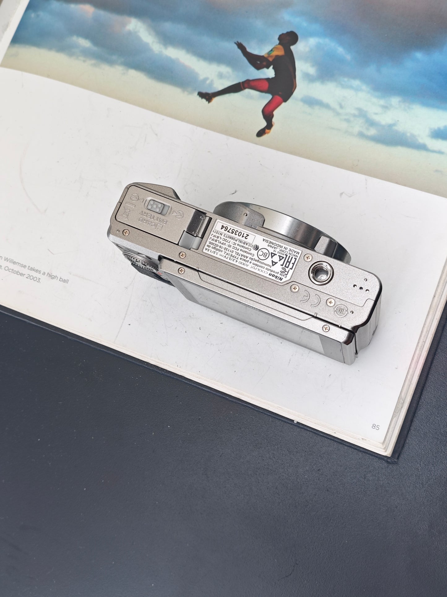 Used Nikon Coolpix A900 silver Digital Camera [No charger]