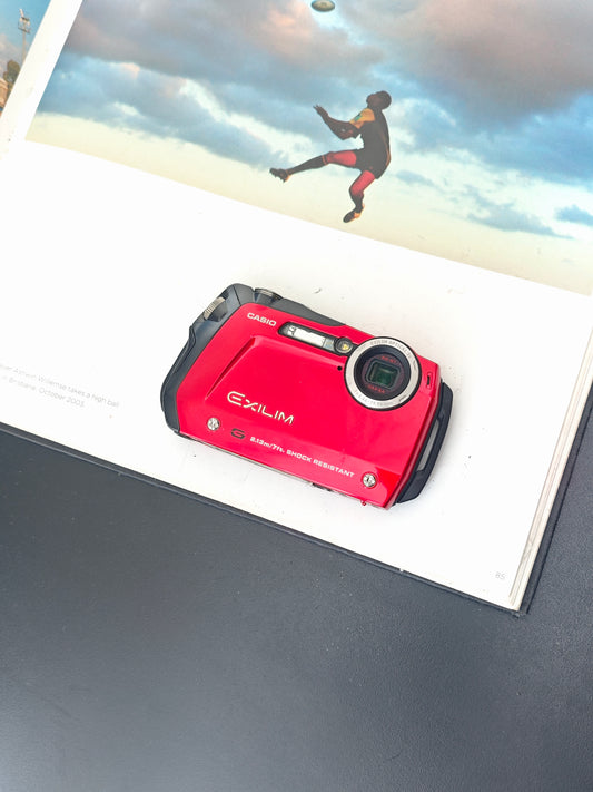 Used Casio EXILIM EX-G1 red Digital Camera [No charger]