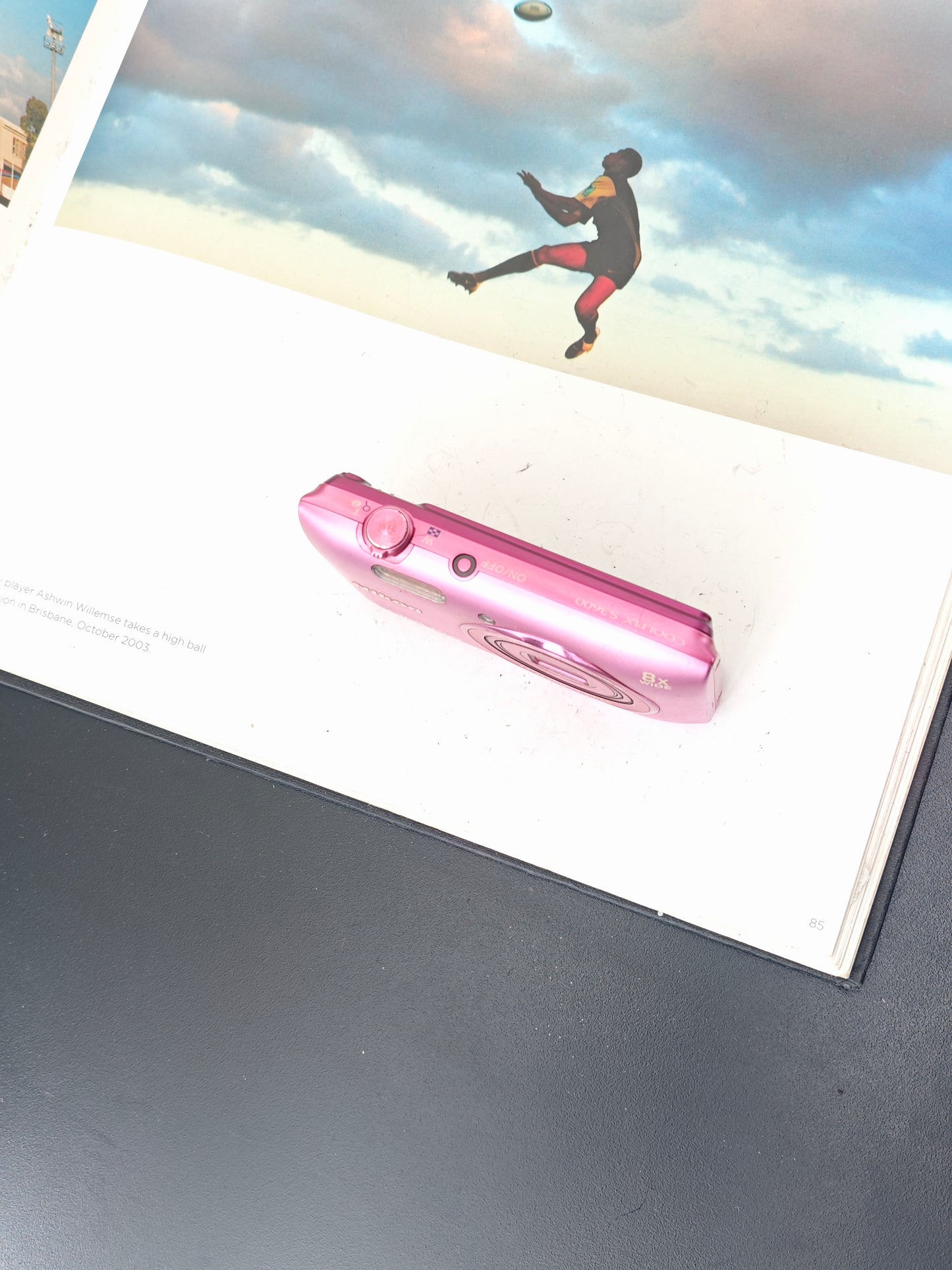 Used Nikon Coolpix S3600 pink Digital Camera [No charger]