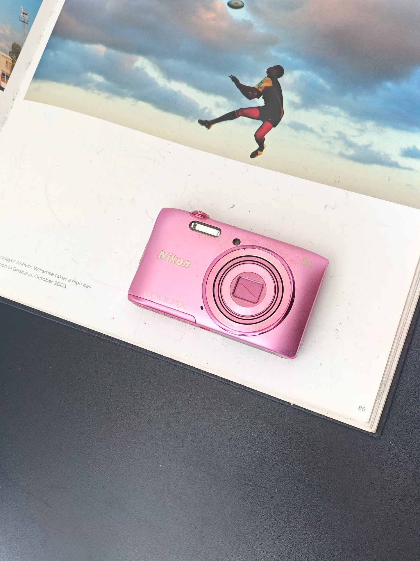 Used Nikon Coolpix S3600 pink Digital Camera [No charger]