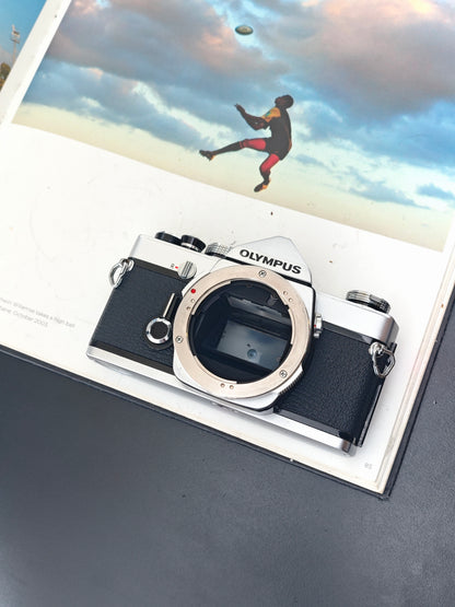 Olympus OM-1 silver body