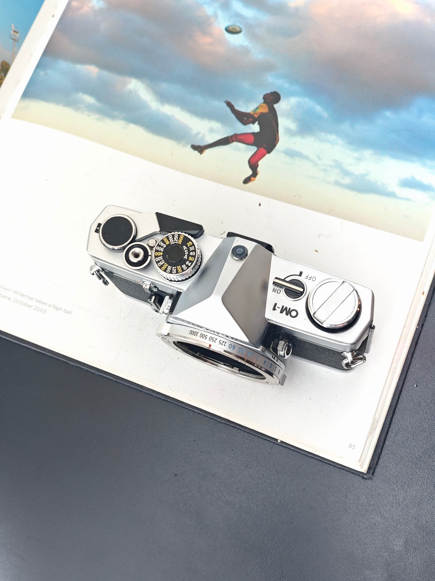 Olympus OM-1 silver body