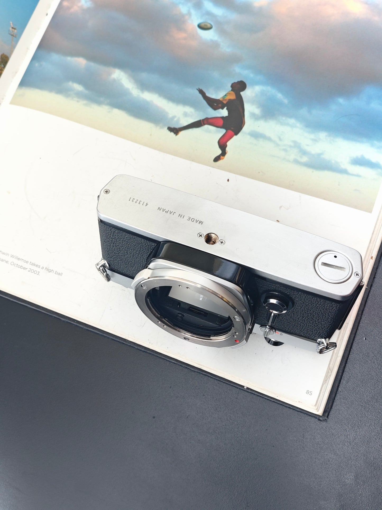 Olympus OM-1 silver body