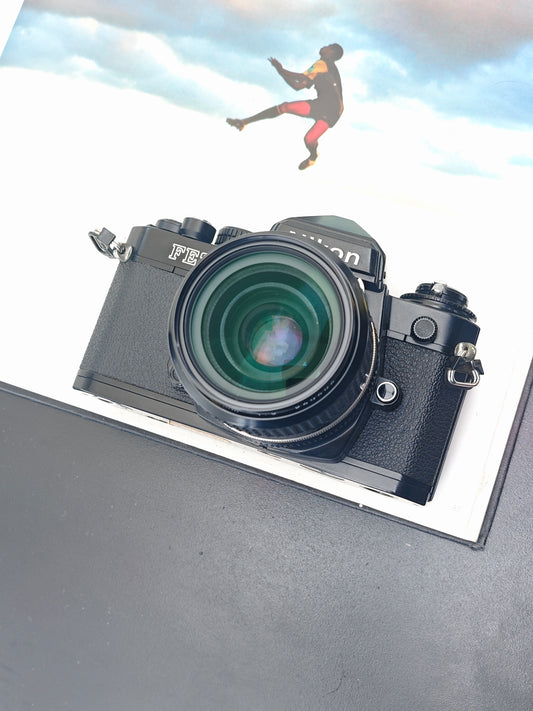 Nikon FE2 black with Nikon Nikkor 35mm F2 Ai-S