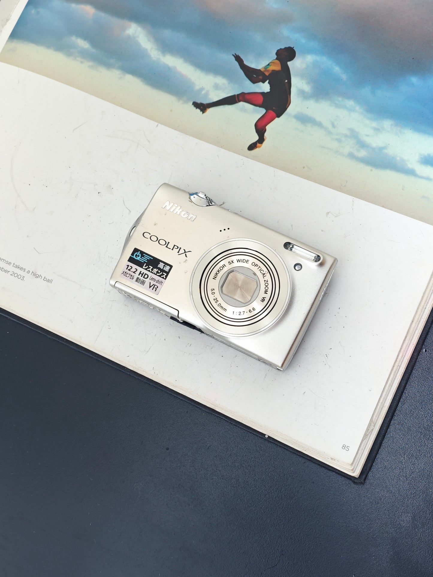 Used Nikon Coolpix S5100 silver Digital Camera [No charger]