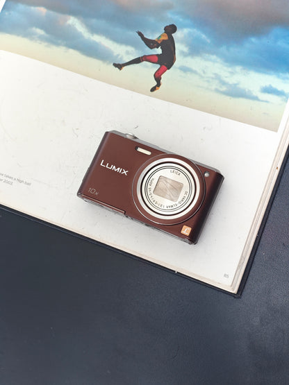 Used Panasonic Lumix DMC-SZ3 brown Digital Camera [JPN only, No charger]